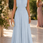 Margovil Crewneck Sleeveless High Waist Maxi Dress