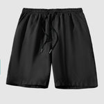 Men's knitted hollow casual shirt  shorts set