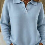 Olivia | Knit Polo Sweater