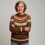 Rosa | Retro Icelandic Knit Sweater