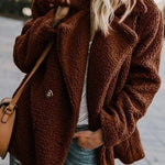 Faux Fur Coat Fuzzy Cardigan Warm Fleece Jacket - Zeagoo (Us Only)