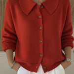 Rosa | Button Collar Cardigan