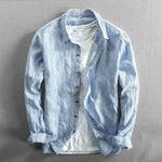 Sergio Linen Striped Shirt