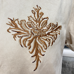 Men's Spring And Summer New Fashion Retro Western Cowboy Style Suede Embroidery Slim Lapel Short-Sleeved Shirt