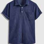Men's Corduroy Short Sleeve Shirt