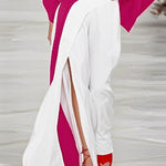 High Waisted Loose Asymmetric Split-Joint Split-Side Pants Trousers