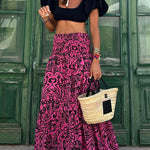 Plan for Paradise Floral Smocked Waist Maxi Dress