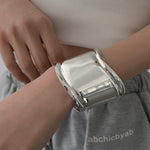 Irregularity Geometric Solid Color Bracelet Accessories