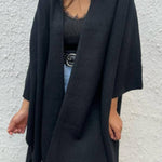 Solid color casual cardigan loose single button windbreaker jacket