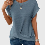 Isa™ | Stylish Crew Neck Blouse