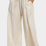 Solid color loose and comfortable casual trousers
