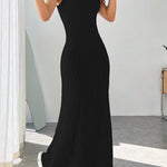 A-Line Loose Solid Color Spaghetti-Neck Maxi Dresses