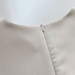 Loose Sleeveless Solid Color Round-Neck Midi Dresses