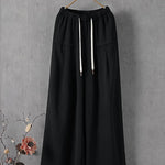 Women's Solid Color Simple Versatile Loose Casual Pants