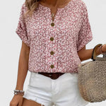 Sabine - Chic Floral Summer Blouse