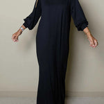 Women Casual V-neck Maxi Dress