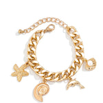 Ocean-themed Pendant Bracelet