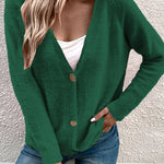 Simple Breasted Cardigan Sweater Jacket