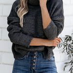 turtleneck pullover sweater