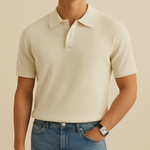 Ivory Polo & Midnight Tailored Set