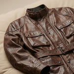 Giancarlo Leather Field Jacket