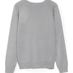 Margovil Color Block Love Heart Knit Sweaters