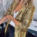 Margovil Fashion Style Open Front Sequin Cardigans
