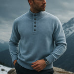 Sebastian Wool Button Sweater