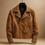 Alessio Leather Biker Jacket