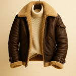 Sergio Shearling-Lined Leather Jacket