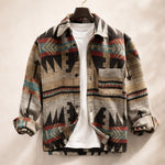 Dario Patterned Overshirt Jacket