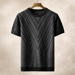 Lorenzo Textured Knit Short-Sleeve Top