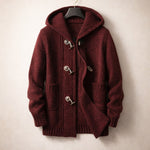 Giacomo Hooded Toggle Knit Cardigan