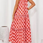 Women's Halter Neck Floral Print Vacation Dress