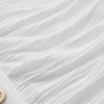 Women's Imitation Cotton And Linen Pleated Lapel Single-breasted Long-sleeved Maxi Dress