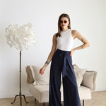 ARIANE – WOMEN'S LINEN LONG TROUSERS