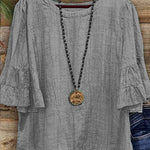 Women's Solid Color Cotton Shirt