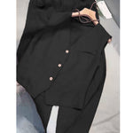 Women's Cotton And Linen Casual Vest and Pants Set
