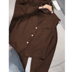 Women's Cotton And Linen Casual Vest and Pants Set