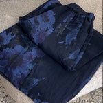 Women's Vintage Floral Print Casual Cotton and Linen Pants