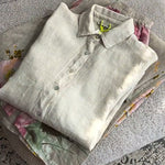 Women's Cotton and Linen Casual Shirt