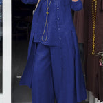 Women's Casual Cotton and Linen Long-sleeved Shirt