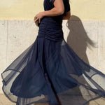 🔥Limited time promotion Women's Elegant Mesh Boutonniere Dress