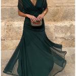 🔥Limited time promotion Women's Elegant Mesh Boutonniere Dress