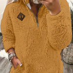 Ayla ��� Ultra-Soft High-Neck Fleece Pullover