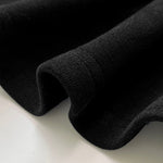 Long Sleeves Solid Color Split-Joint Round-Neck Sweatershirt