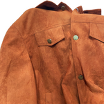 Men's Classic Casual Multi-Pocket Slim Fit Suede Jacket