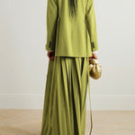 Long Sleeves Embroidered Floral Split-Joint Streamer Lapel Blazer