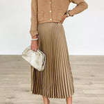 Chic Button Down Pocketed Crop Outwear Cardigan