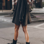 THE GREEN LONG KNITTED SWEATER